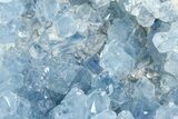 Sparkling Celestine (Celestite) Geode Section - Madagascar #364702-1